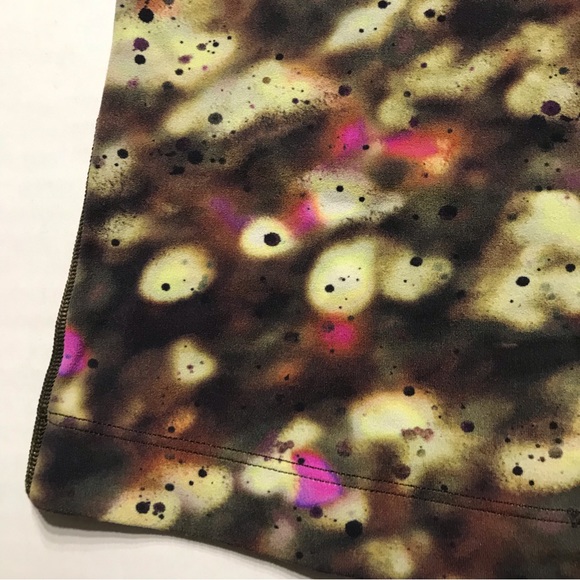 Lululemon Cool Racerback Short Tank Top *Nulu Soft Focus Splatter Green Multi 6 - Picture 3 of 6